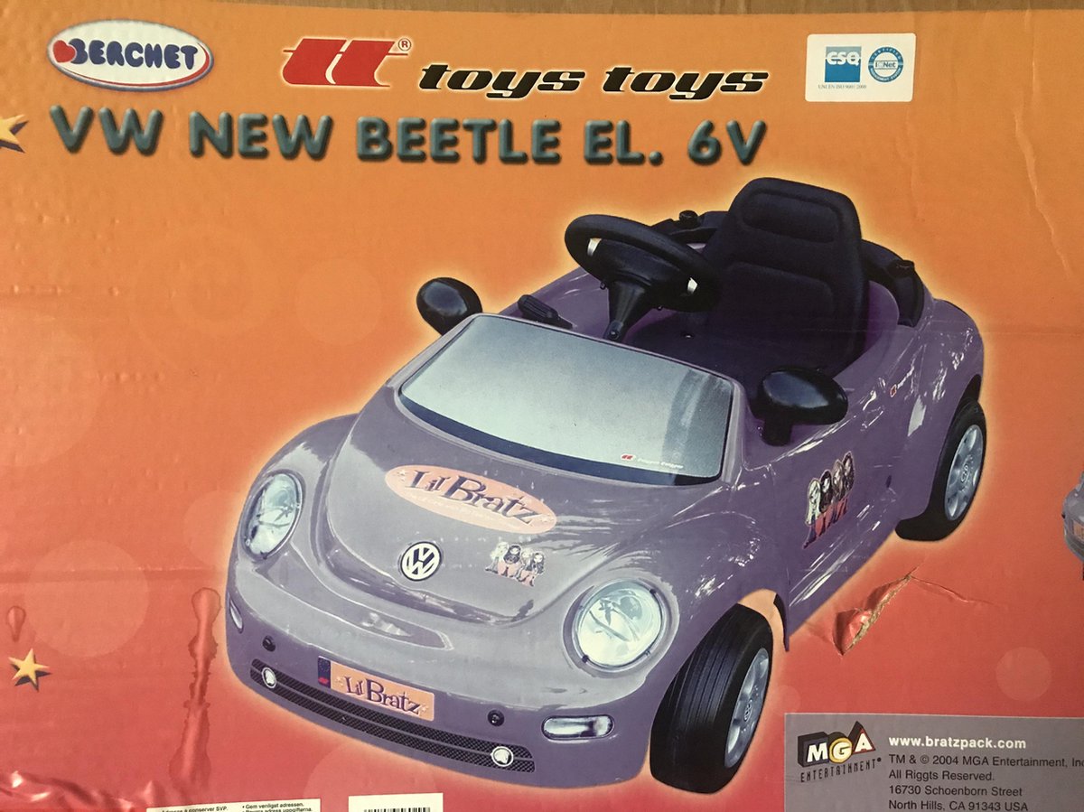   | VW New Beetle 6V |   LiL Bratz MGA